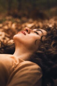 woman, model, young, pose, female, cute, outdoors, face, hairstyle, people, nature, modeling, fall, autumn, leaves, forest, season, grass, fashion, portrait