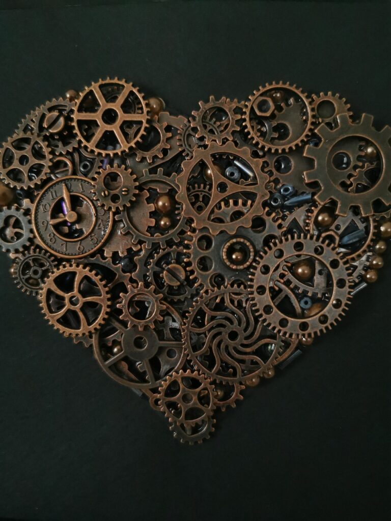 steampunk, mechanical heart, gear, stars, heart, fanray handmade, fanray, handmade, steampunk, steampunk, steampunk, steampunk, steampunk, mechanical heart, mechanical heart
